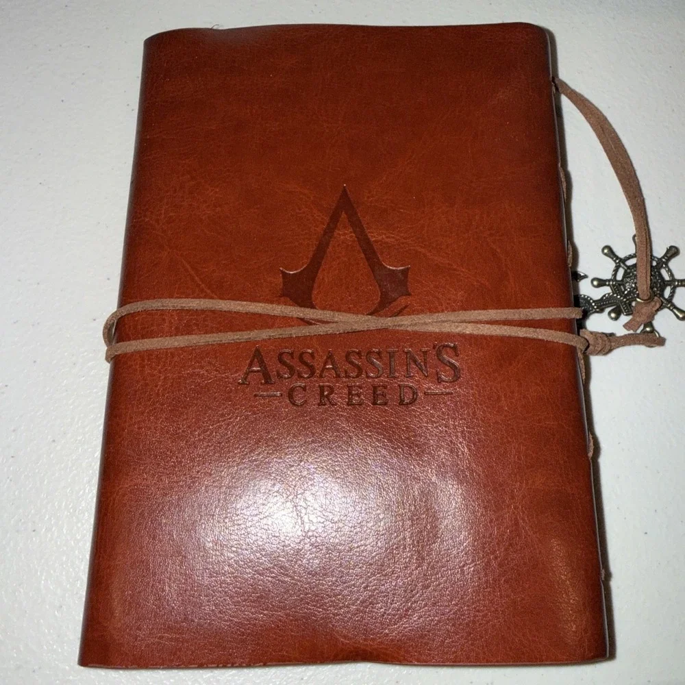Vintage Refillable‎ Assassin's Creed Leather Journal Embossed Art Retro Pendants